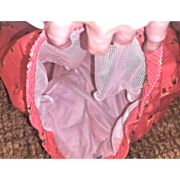 Mens swim shorts by Trunks Surf & Swim 3 pockets Coral Tropic MINT cond. sz Med. - Picture 5 of 12